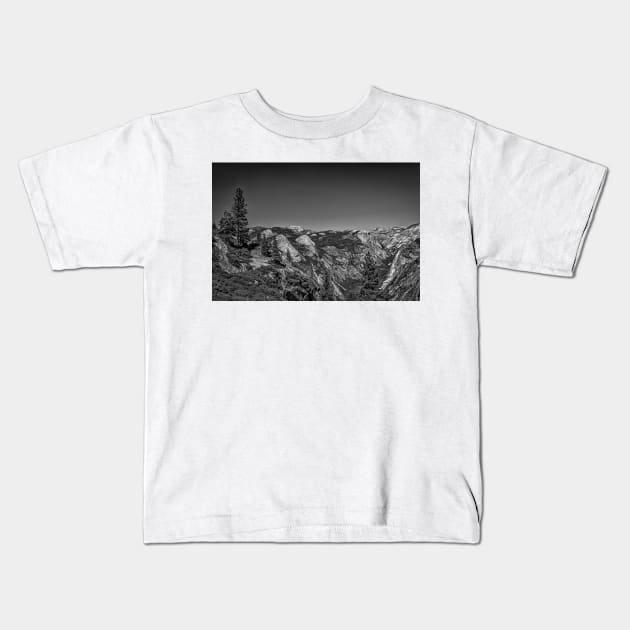 Tenaya Canyon Yosemite National Park Kids T-Shirt by Gestalt Imagery